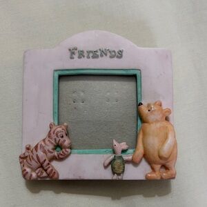Pooh & Friends Photo Frame with Characters, vintage